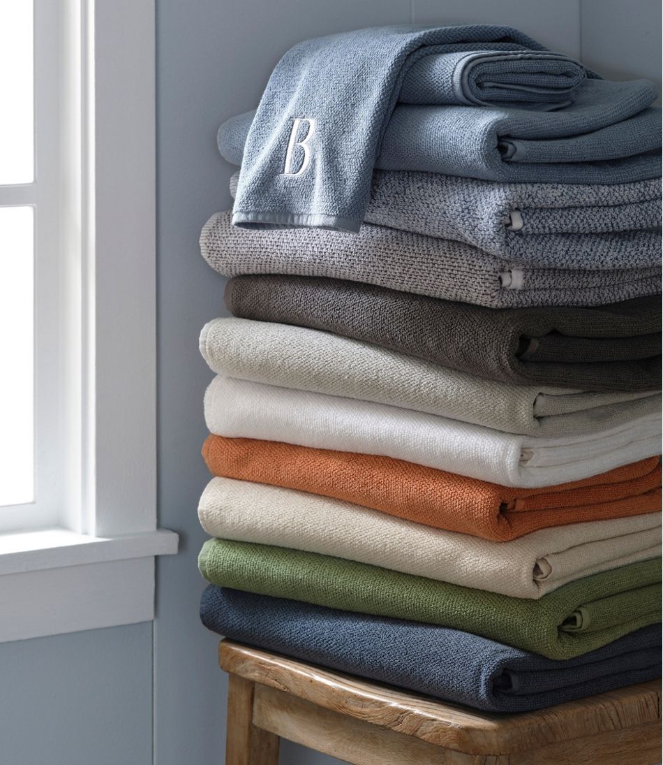 Organic Textured Cotton Towel, Marled - L.L.Bean Exclusive