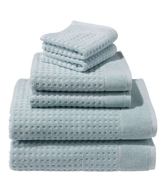 Waffle Cotton Towel Set - L.L.Bean Signature
