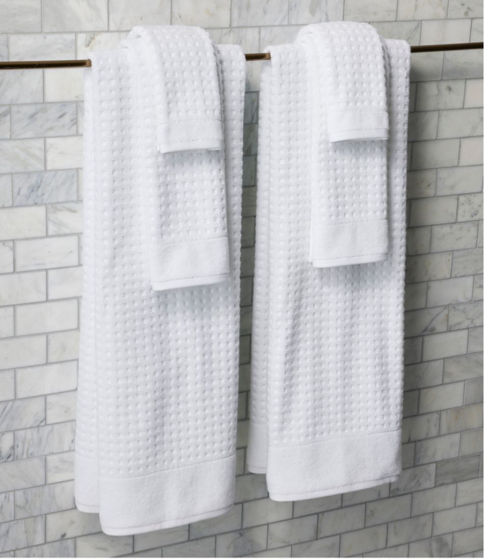 Waffle Cotton Towel Set - L.L.Bean Signature
