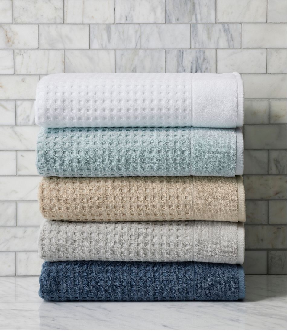 Waffle Cotton Towel Set - L.L.Bean Signature