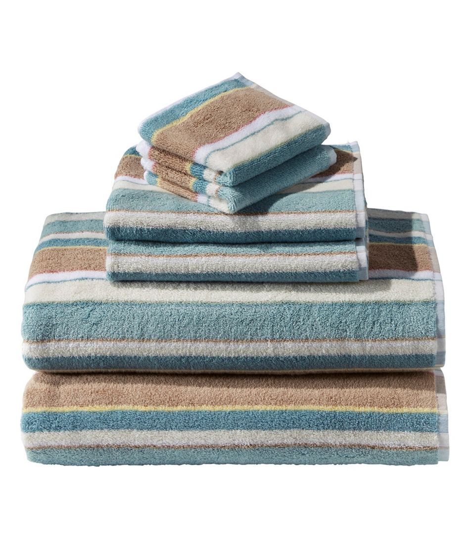 Bean's Organic Cotton Towel Set, Stripe - L.L.Bean Essential