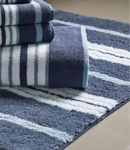 Premium Cotton Bath Mat, Multistripe - L.L.Bean Latest