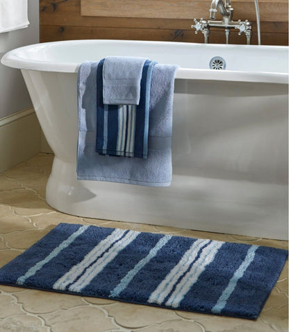 Premium Cotton Bath Mat, Multistripe - L.L.Bean Latest