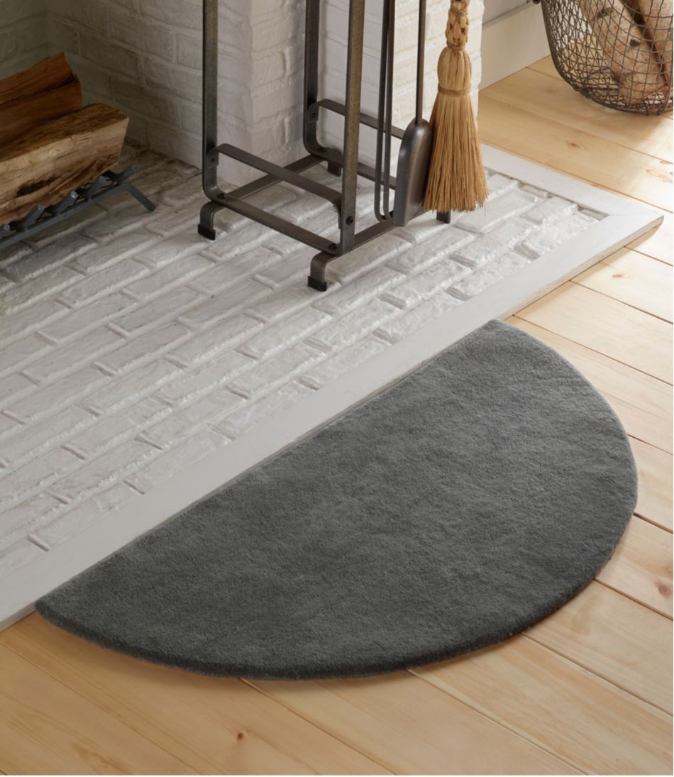 Wool Hearth Rug, Crescent - L.L.Bean Best Seller