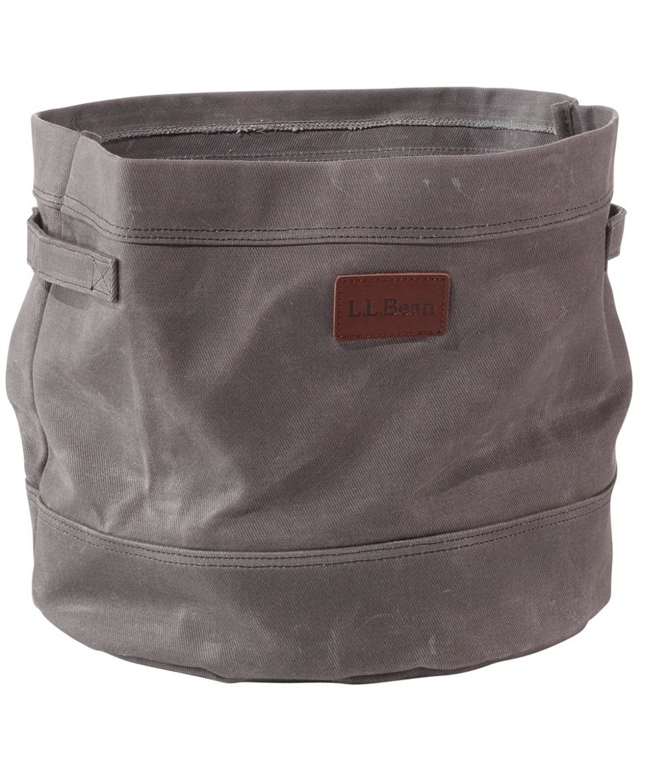 Waxed-Canvas Storage Tote - L.L.Bean Exclusive