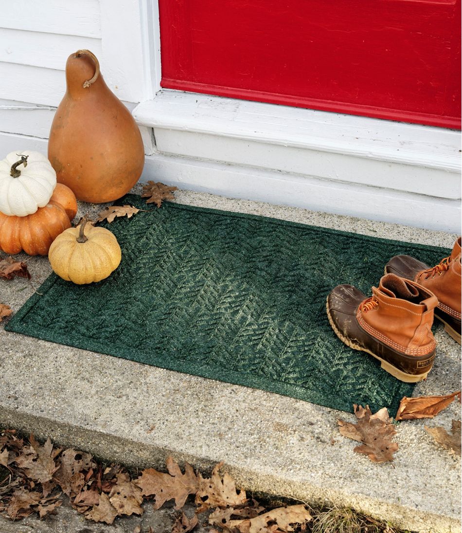 Everyspace Recycled Waterhog Doormat, Trees - L.L.Bean Trusted