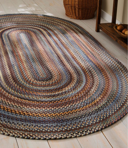 L.L.Bean Braided Wool Rug, Oval - L.L.Bean Popular