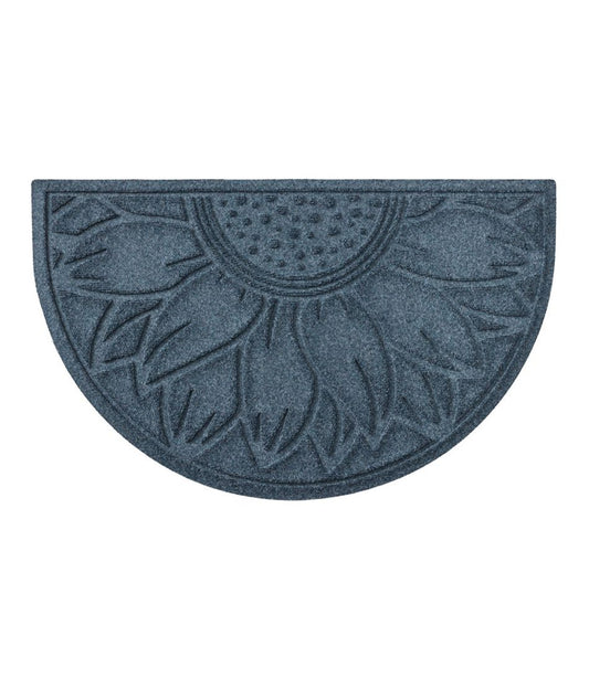 Everyspace Recycled Waterhog Doormat, Half Round, Sunflower - L.L.Bean Signature