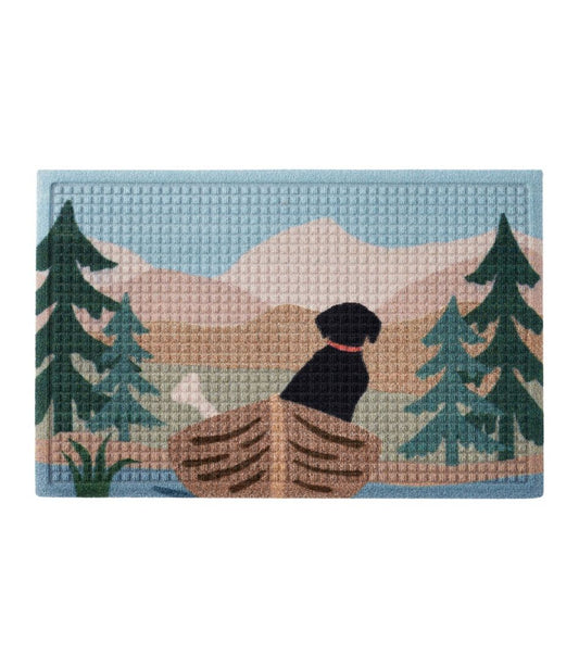 Printed Recycled Waterhog Doormat, Row Boats - L.L.Bean Essential