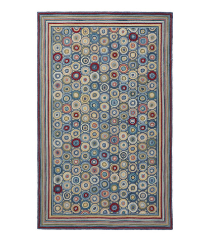 Bean's Wool Hooked Rug, Coins - L.L.Bean Value