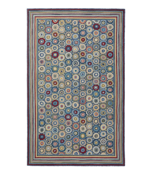 Bean's Wool Hooked Rug, Coins - L.L.Bean Value