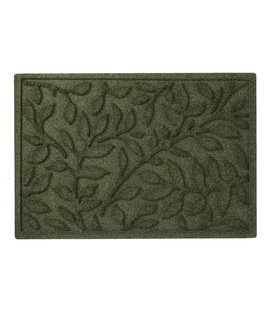 Heavyweight Recycled Waterhog Doormat, Woodland Leaf - L.L.Bean Trusted