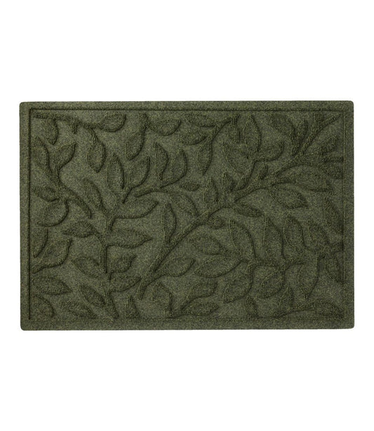 Heavyweight Recycled Waterhog Doormat, Woodland Leaf - L.L.Bean Trusted