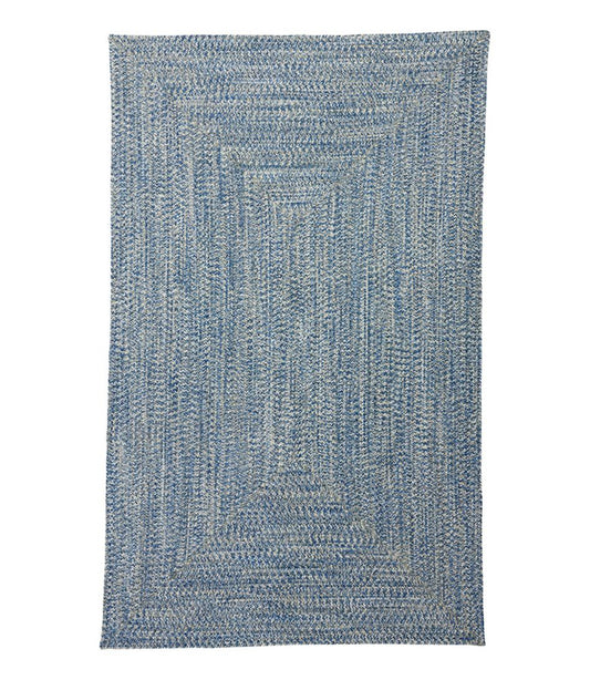 All-Weather Braided Rug, Concentric Pattern Rectangular - L.L.Bean New