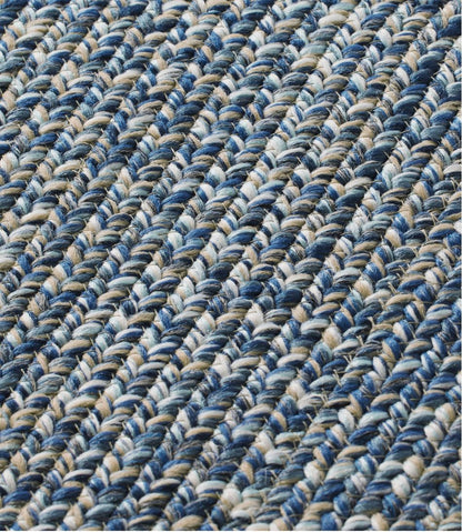 All-Weather Braided Rug, Concentric Pattern Rectangular - L.L.Bean New