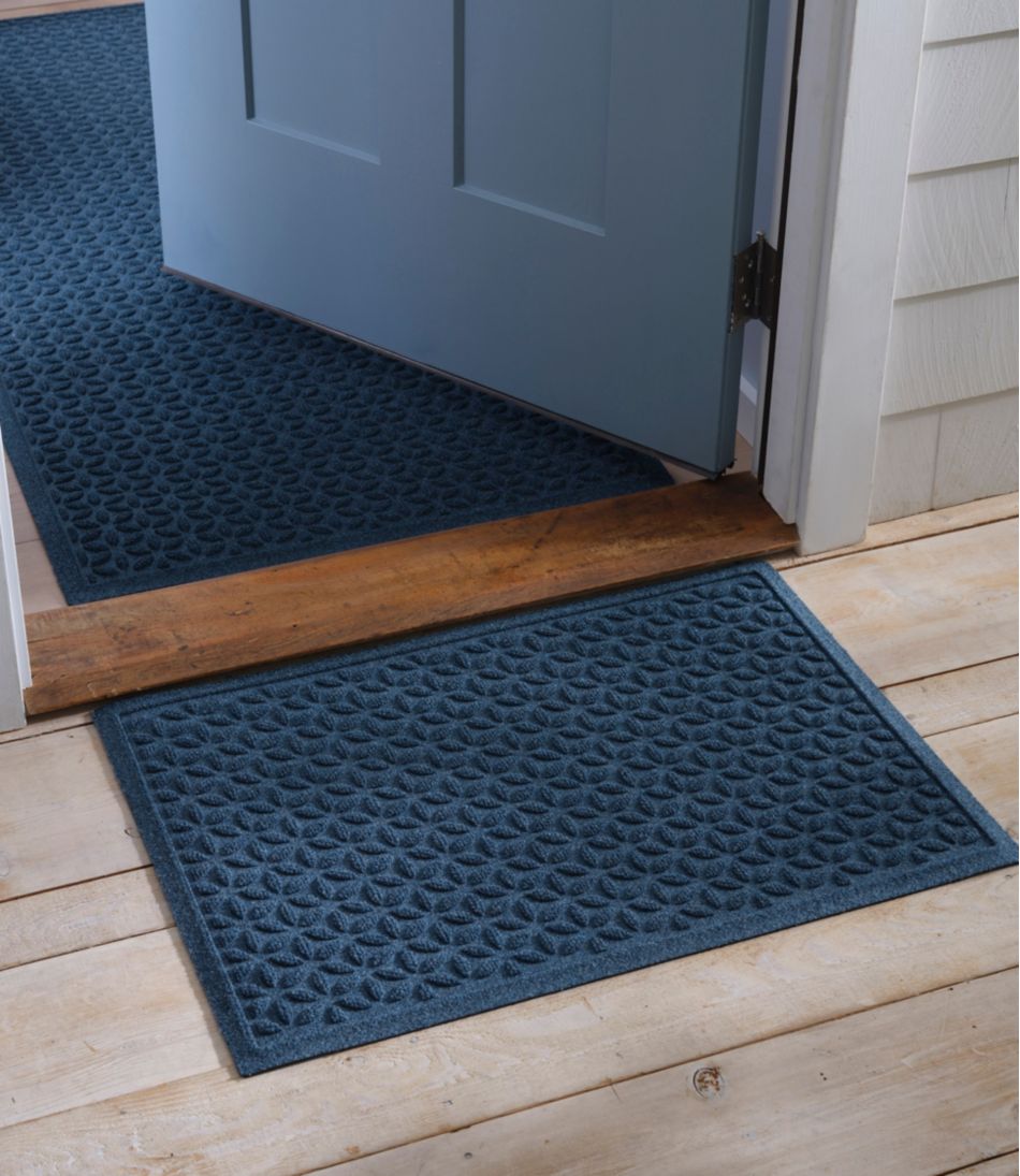 Heavyweight Recycled Waterhog Doormat, Blooming Circles - L.L.Bean Popular