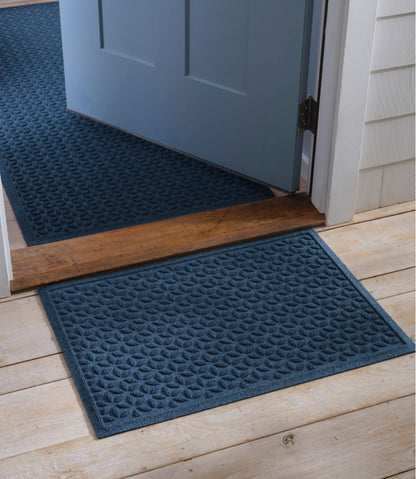 Heavyweight Recycled Waterhog Doormat, Blooming Circles - L.L.Bean Popular