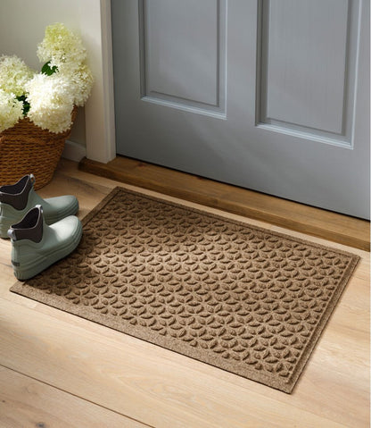 Heavyweight Recycled Waterhog Doormat, Blooming Circles - L.L.Bean Popular