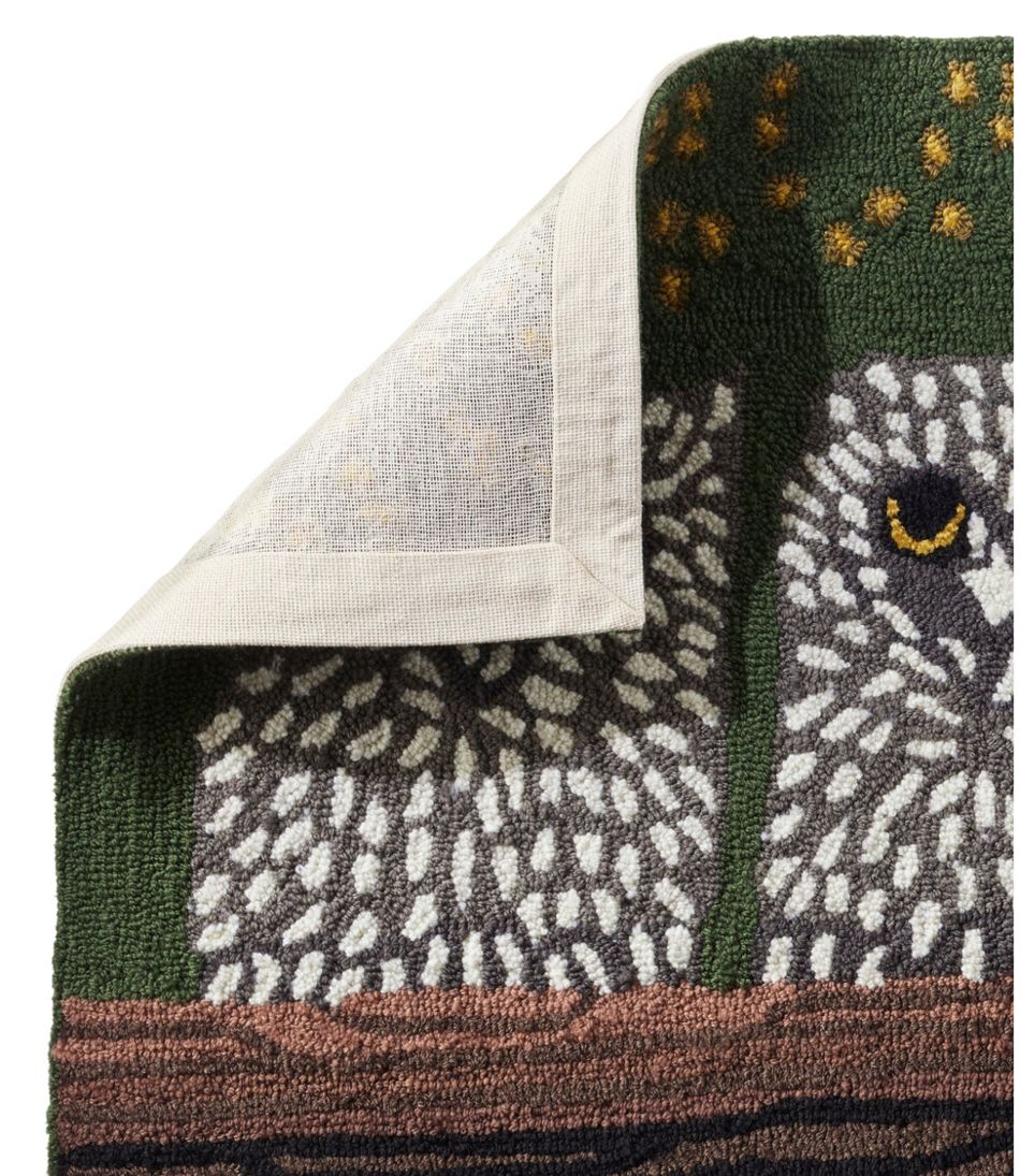 Indoor/Outdoor Vacationland Rug, Owls - L.L.Bean Essential