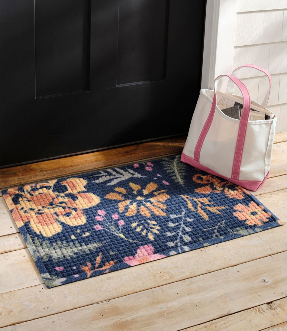 Printed Recycled Waterhog Doormat, Floral - L.L.Bean Everyday
