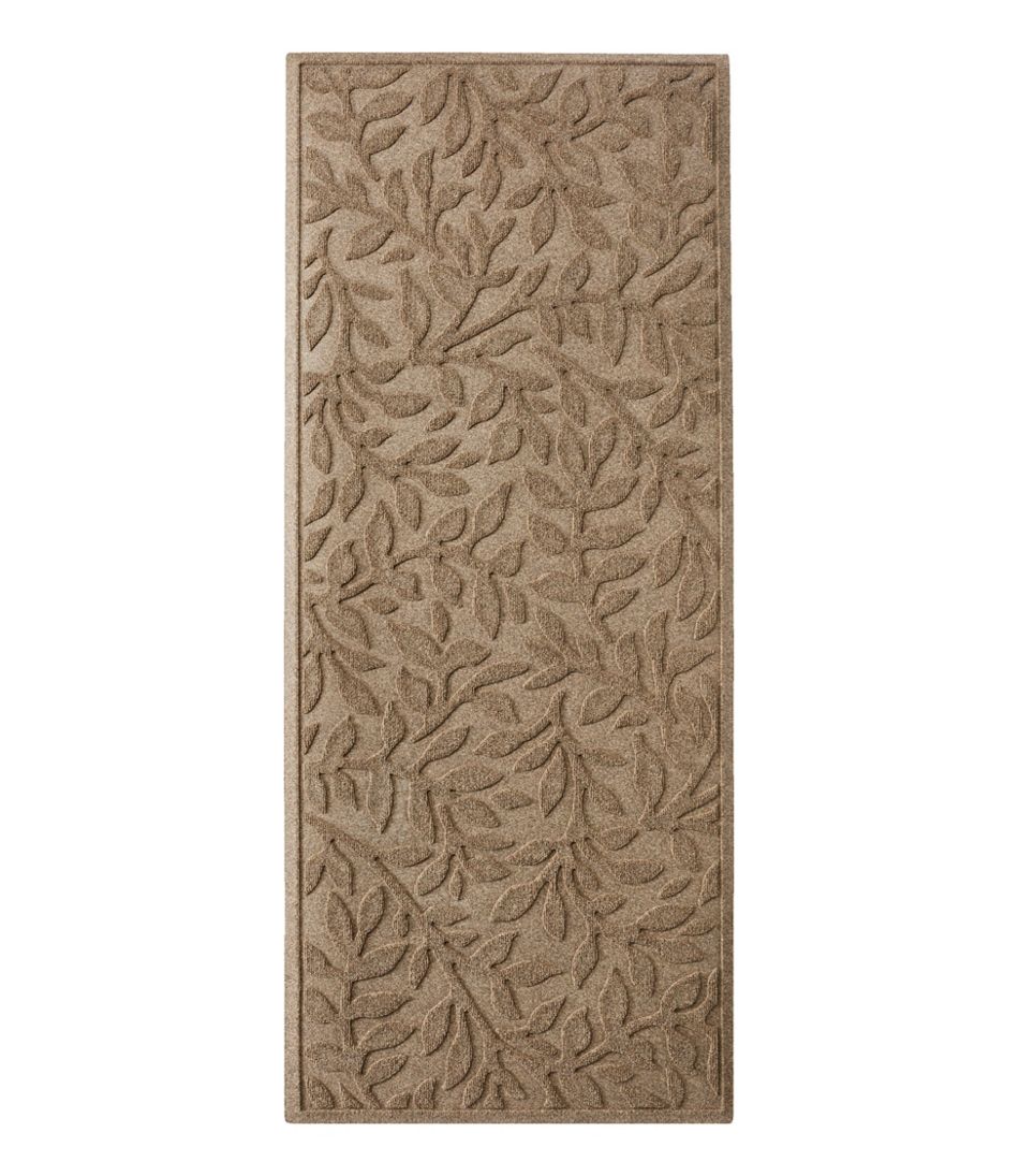 Heavyweight Recycled Waterhog Mat Runner, Woodland Leaf - L.L.Bean Great Value