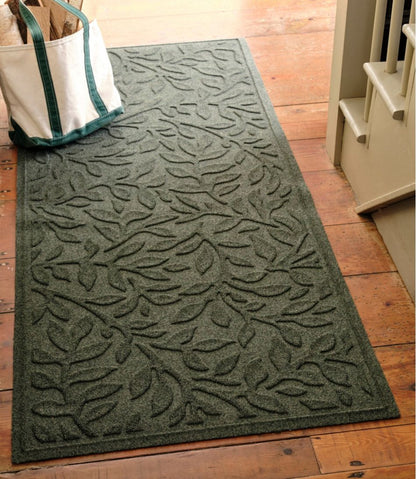 Heavyweight Recycled Waterhog Mat Runner, Woodland Leaf - L.L.Bean Great Value