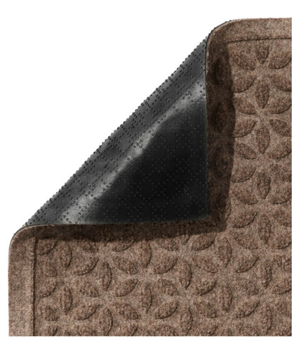 Heavyweight Recycled Waterhog Doormat, Half Round, Blooming Circles - L.L.Bean Latest