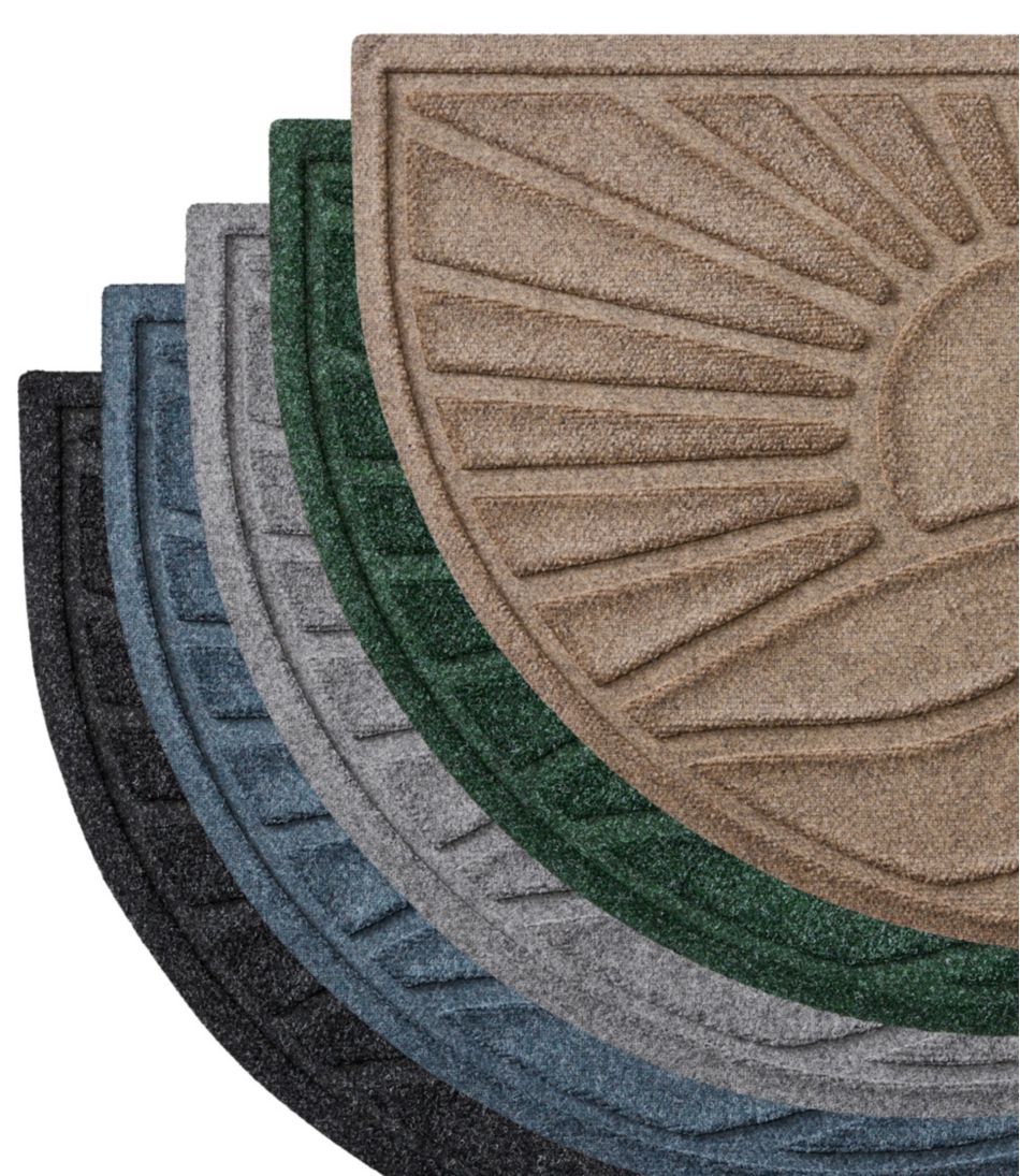Everyspace Recycled Waterhog Doormat, Half Round, Sunrise - L.L.Bean Top Pick