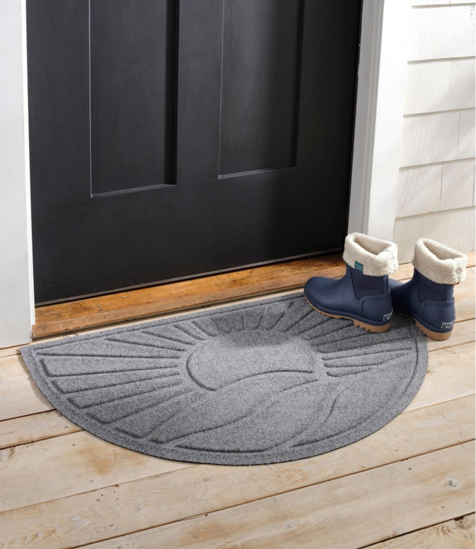 Everyspace Recycled Waterhog Doormat, Half Round, Sunrise - L.L.Bean Top Pick