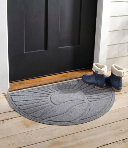 Everyspace Recycled Waterhog Doormat, Half Round, Sunrise - L.L.Bean Top Pick