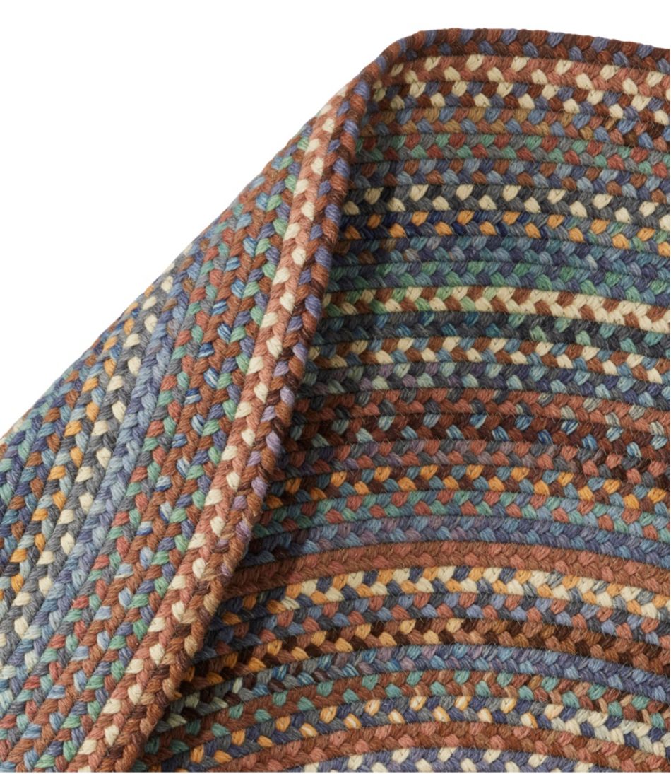 L.L.Bean Braided Wool Rug, 6' Diam. - L.L.Bean New