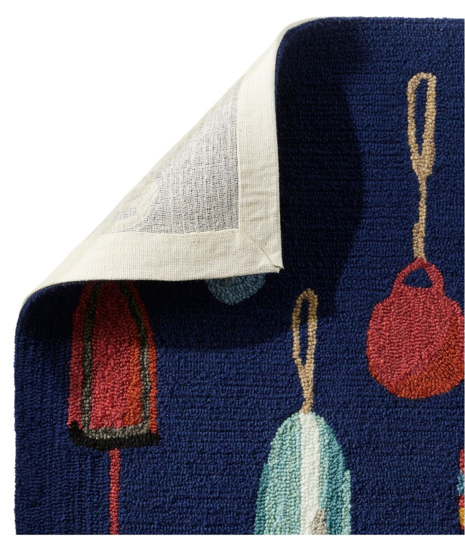 Indoor/Outdoor Vacationland Rug, Buoys - L.L.Bean Exclusive