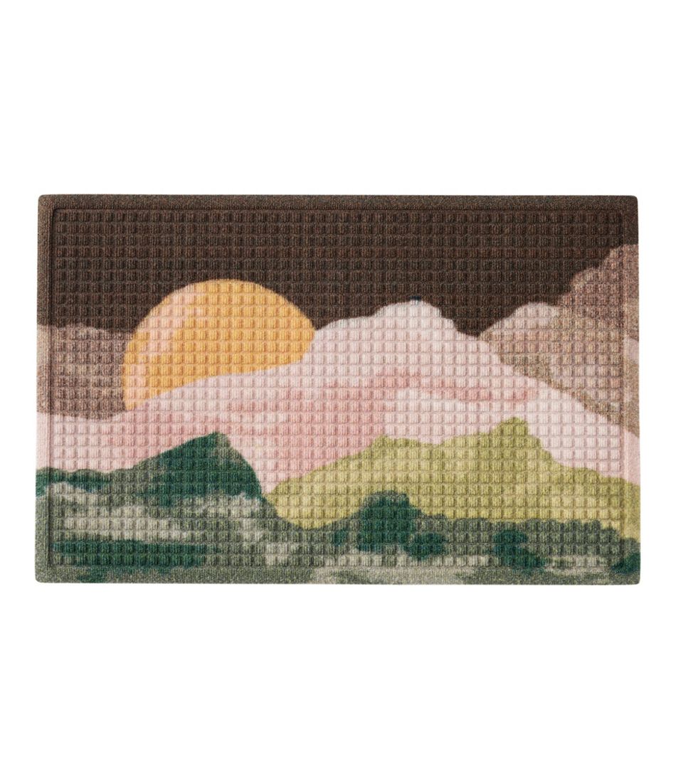 Printed Recycled Waterhog Doormat, Sunset - L.L.Bean Essential