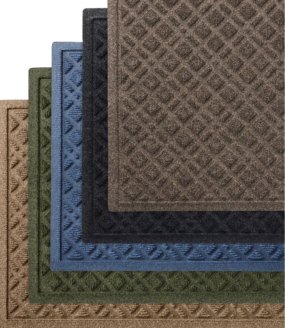 Heavyweight Recycled Waterhog Mat, Runner, Plaid - L.L.Bean Latest