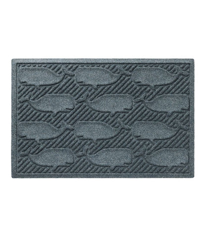Everyspace Recycled Waterhog Doormat, Whales - L.L.Bean Quality
