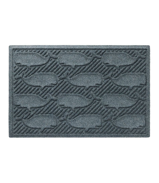 Everyspace Recycled Waterhog Doormat, Whales - L.L.Bean Quality