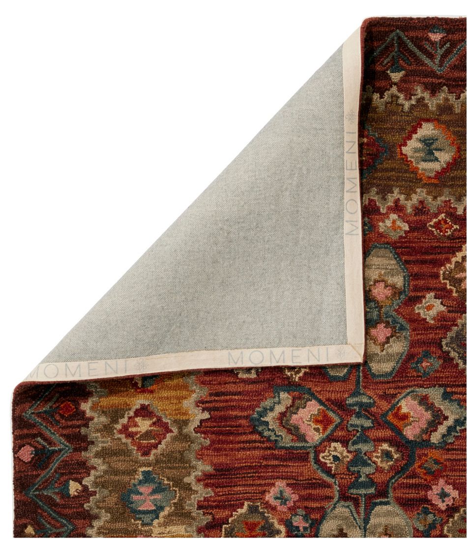 Double Border Wool Hooked Rug, Sienna Multi - L.L.Bean Customer Favorite