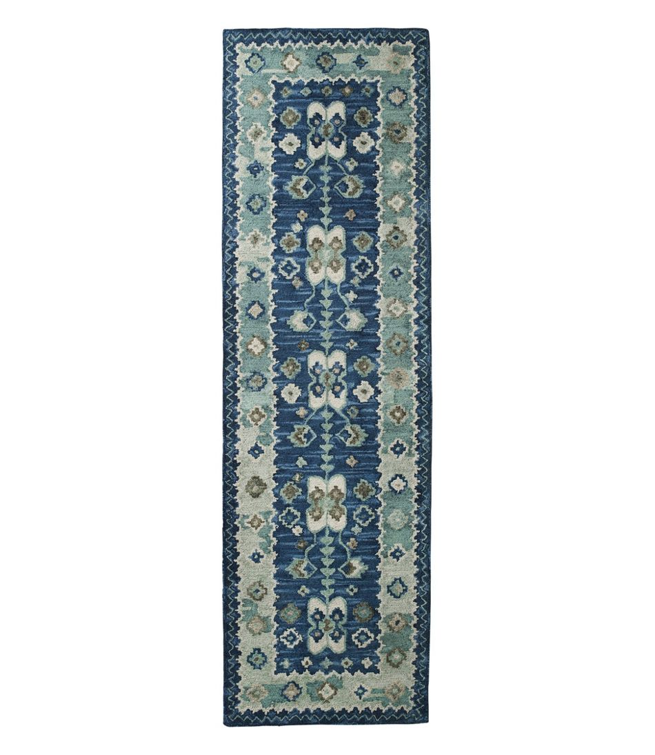 Double Border Wool Hooked Runner - L.L.Bean Best Seller