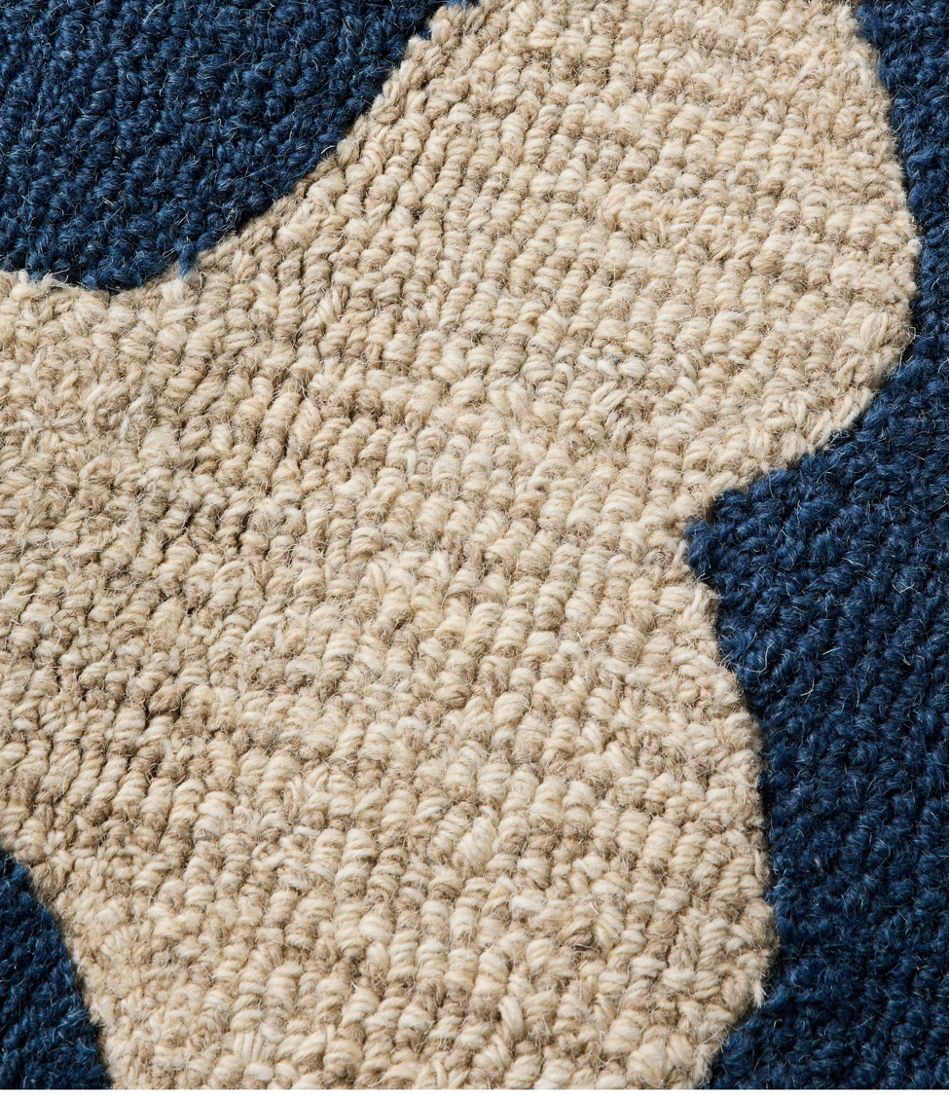 Wool Hooked Novelty Runner, Whale - L.L.Bean Classic