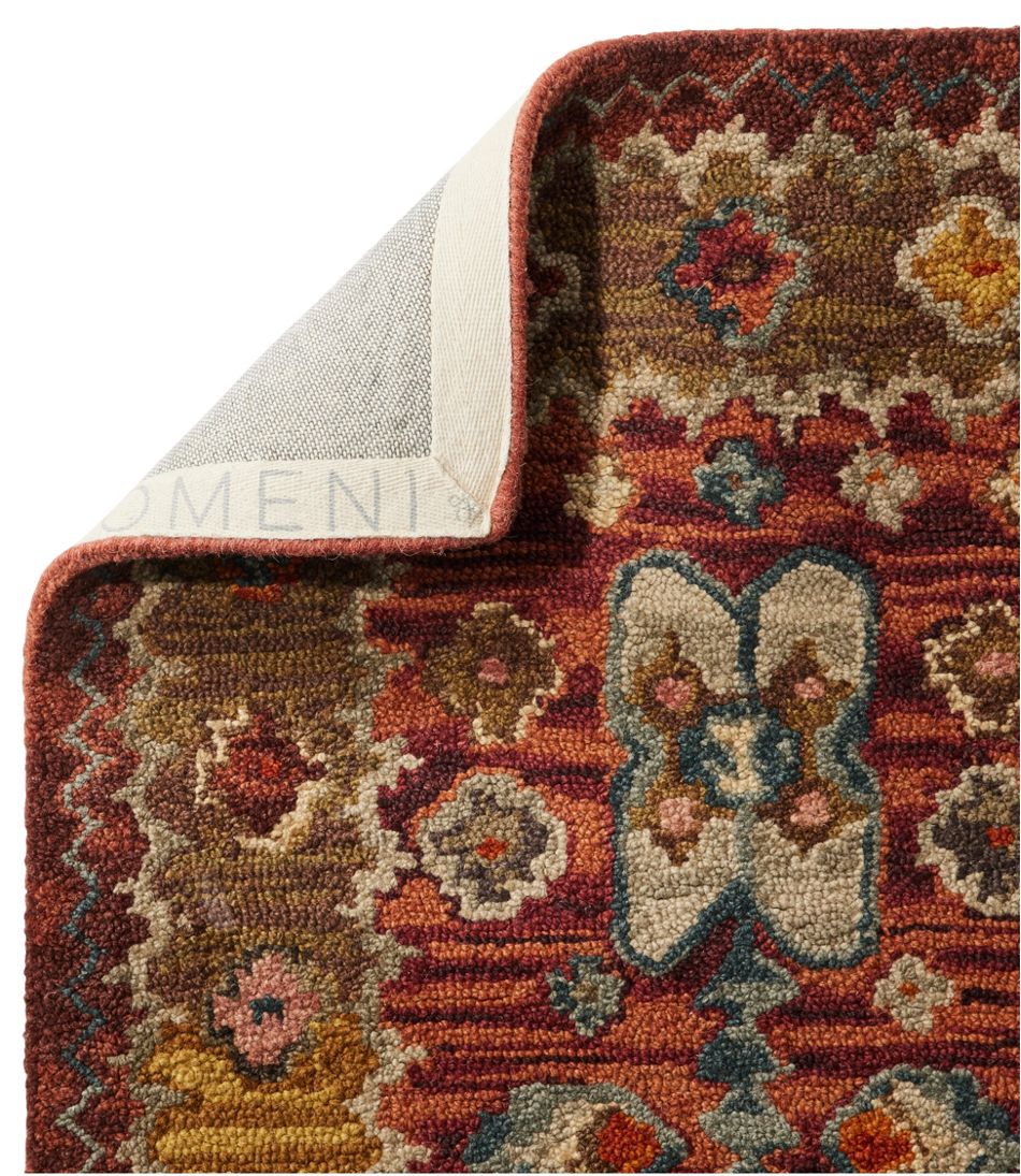 Double Border Wool Hooked Runner, Sienna Multi - L.L.Bean Top Pick