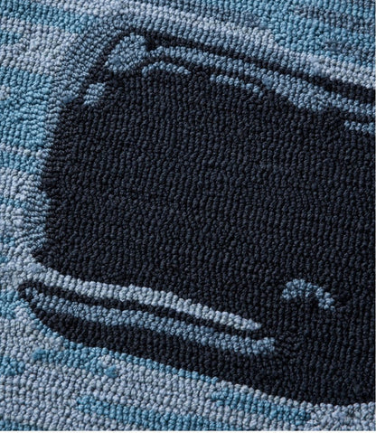 Indoor/Outdoor Vacationland Rug, Coastal Whale - L.L.Bean Trending