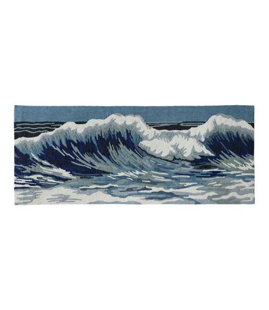Indoor/Outdoor Vacationland Runner, Ocean Waves - L.L.Bean Recommended