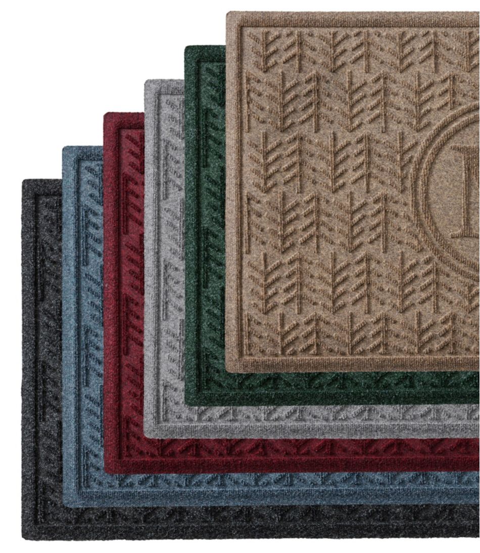 Everyspace Recycled Waterhog Doormat, Trees, Personalized - L.L.Bean Essential