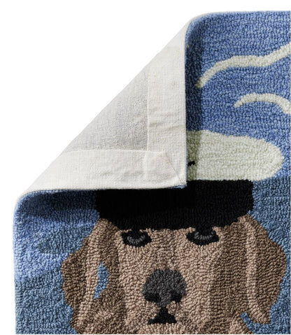 Indoor/Outdoor Vacationland Rug, Seaside Dogs - L.L.Bean Everyday