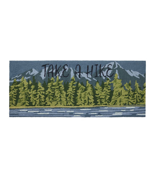 Indoor/Outdoor Vacationland Runner, Lakeside Mountain Scene - L.L.Bean Latest