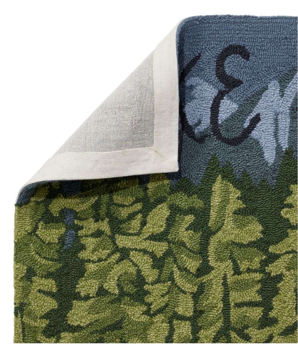 Indoor/Outdoor Vacationland Runner, Lakeside Mountain Scene - L.L.Bean Latest