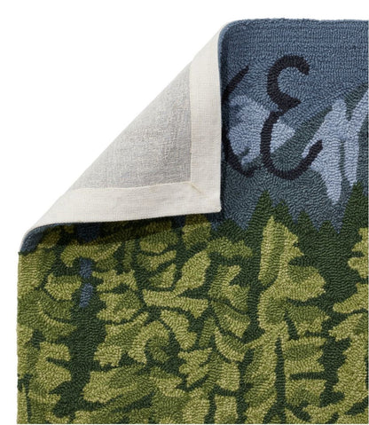 Indoor/Outdoor Vacationland Runner, Lakeside Mountain Scene - L.L.Bean Latest