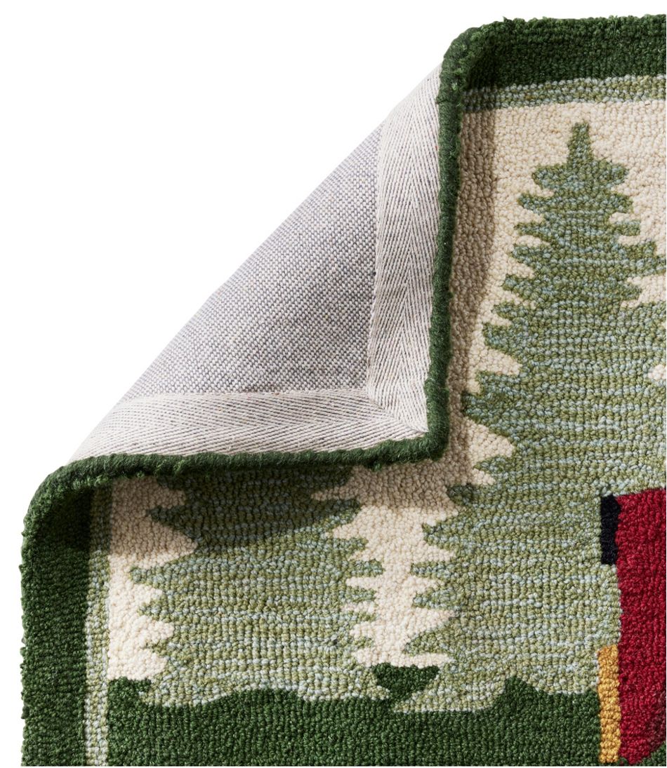 Wool Hooked Novelty Runner, Dog Caravan - L.L.Bean Top Pick