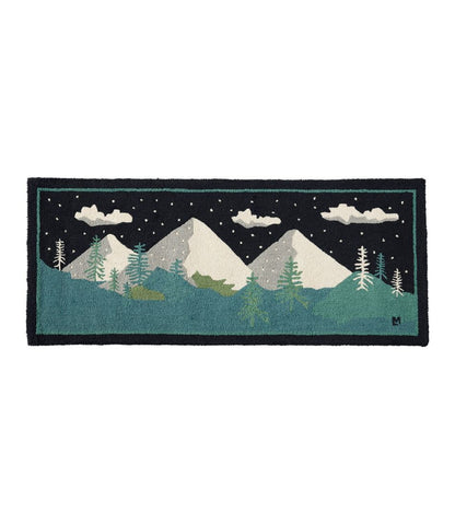 Wool Hooked Runner, Winter Woods - L.L.Bean Premium