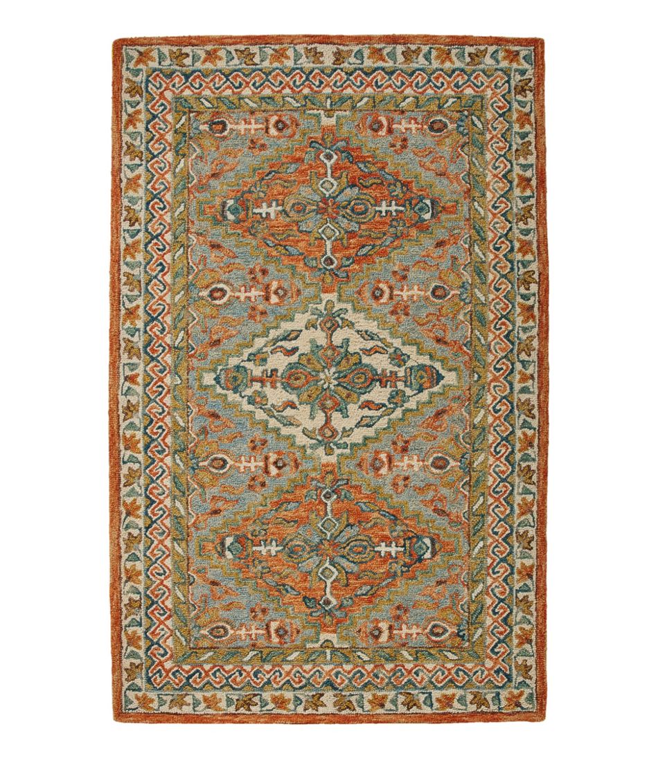 Bordered Medallion Wool Tufted Rug - L.L.Bean Featured